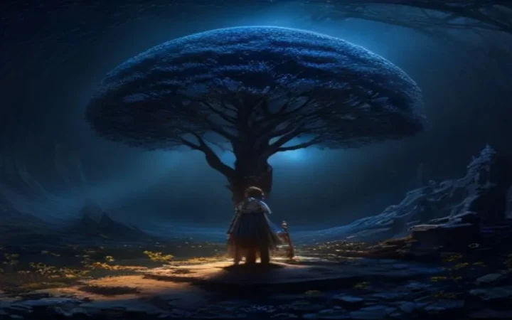 Tara discovers the glowing Moonseed Library in the science fiction story for kids
