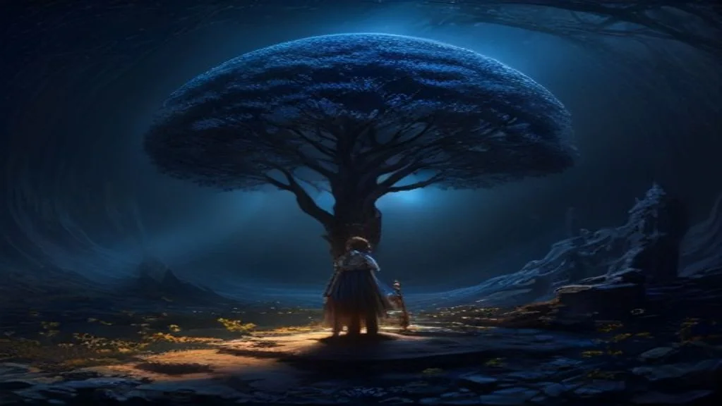 Tara discovers the glowing Moonseed Library in the science fiction story for kids